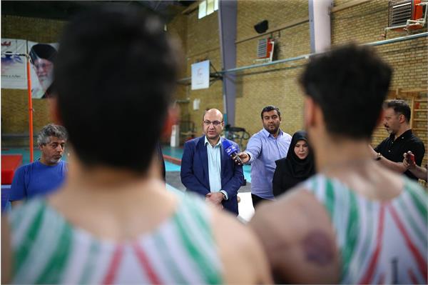 بازدید دبیرکل کمیته ملی المپیک از اردو ژیمناستیک 7