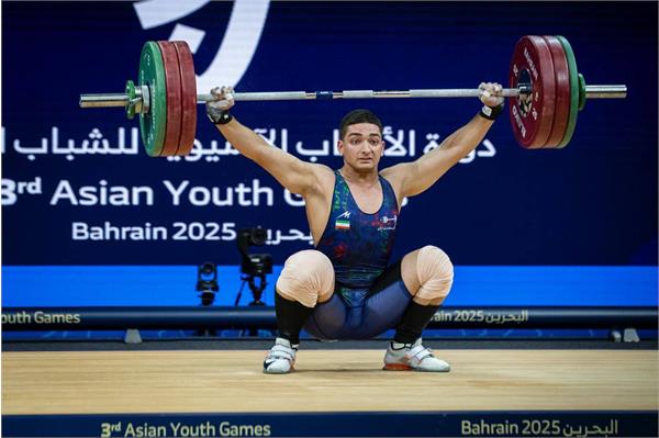 بازی های آسیایی جوانان بحرین ۲۰۲۵؛ بهنود نصرتی در دوضرب برنزی شد