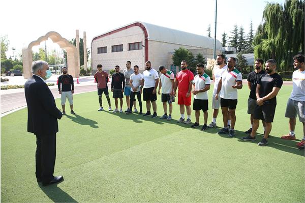 بازدید وزیر ورزش و جوانان از آکادمی ملی المپیک و افتتاح سالن فانکشنال 7