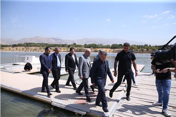 بازدید مسولان کمیته ملی المپیک از اردو تیم ملی قایقرانی و کشتی 15