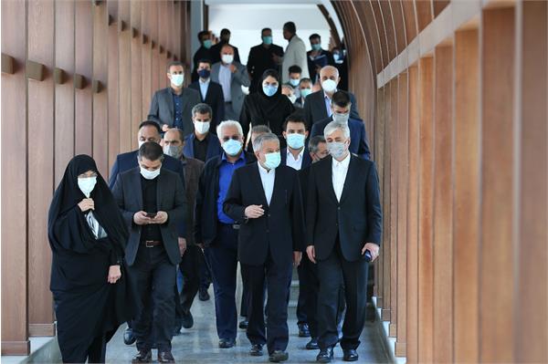 بازدید وزیر ورزش و جوانان از آکادمی ملی المپیک و افتتاح سالن فانکشنال 3