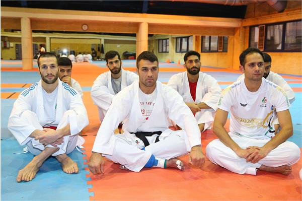 بازدید سرپرست کاروان المپیک توکیو از اردو کاراته 10