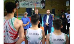 بازدید دبیرکل کمیته ملی المپیک از اردو ژیمناستیک 12