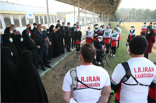 بازدید نمایندگان فراکسیون ورزش مجلس از اردوهای تیم ملی تیراندازی،قایقرانی و تیرو کمان 15