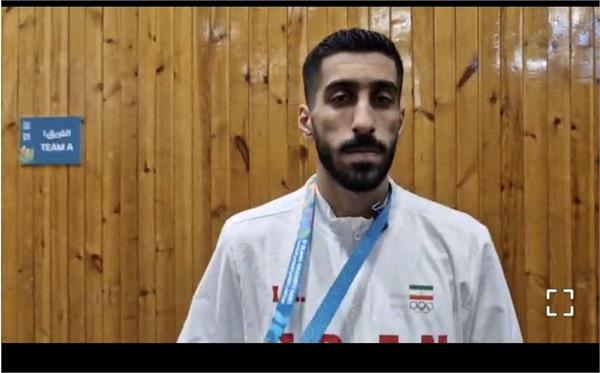 بازی‌های کشورهای اسلامی ریاض،صادقیان پس از کسب مدال نقره:چیزی که میخواستم بدست نیاوردم