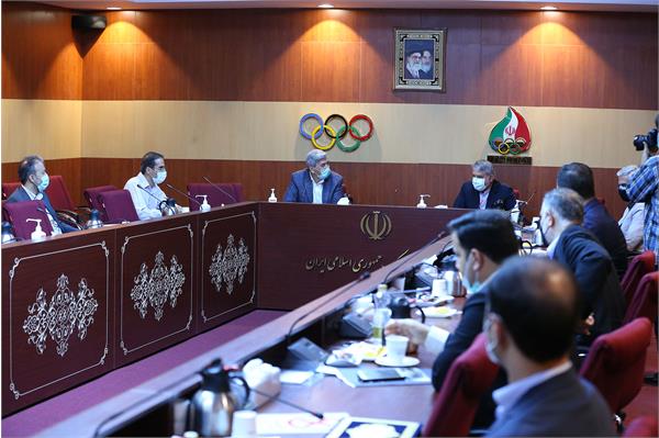 بازدید ریاست دانشگاه علوم تحقیقات و فناوری از موزه ملی ورزش و امضا تفاهم نامه همکاری با کمیته ملی المپیک 16