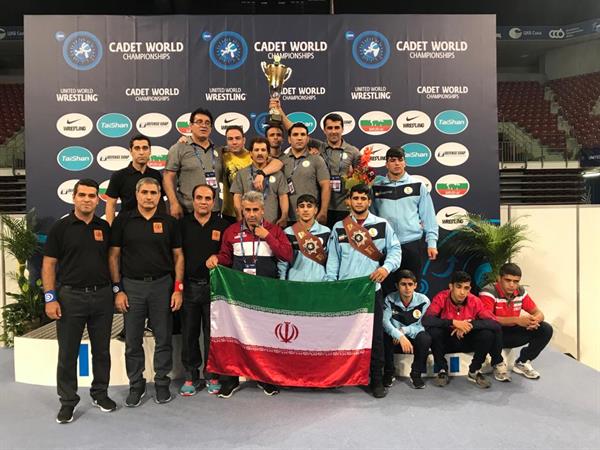 ​کمیته ملی المپیک قهرمانی تیم ملی کشتی فرنگی نوجوانان در رقابتهای جهانی را تبریک گفت