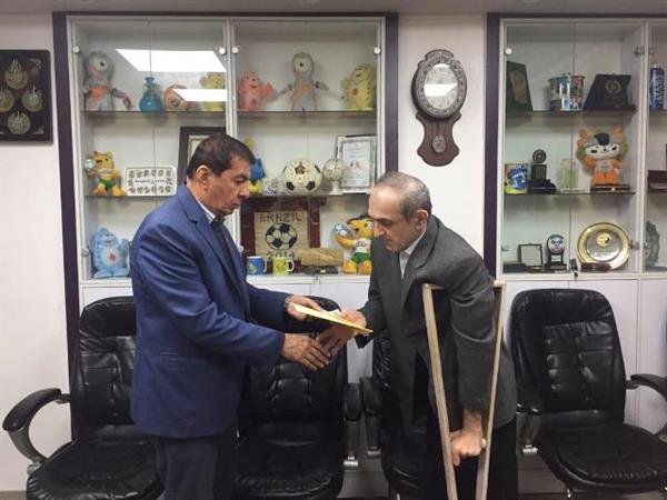 دیدار نماینده کمیته ملی المپیک با خبرنگار پیشکسوت ورزش کشور در رشت