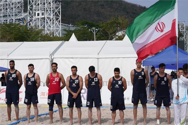 بازی های آسیایی ساحلی سانیا ؛ پیرزاده: یکدل شدیم تا با طلا مردم را در شرایط جنگ شاد کنیم