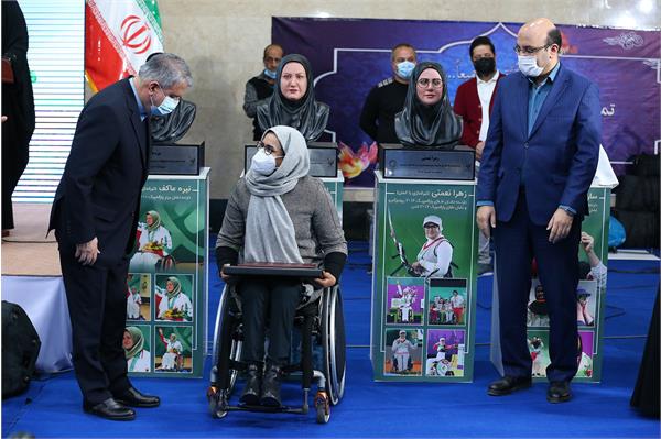 مراسم رونمایی از تندیس المپین های بازیهای پارالمپیک 13