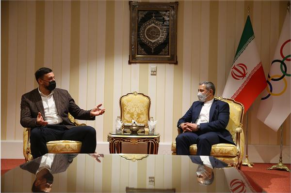 دیدار دبیرکل کمیته ملی المپیک با رییس فدراسیون دوومیدانی بلاروس 15