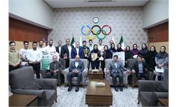 مراسم اهدا کاپ افتخارآفرینان ورزش راگبی و بازدید از موزه ملی ورزش،المپیک و پارالمپیک 19