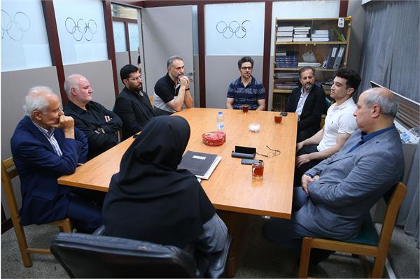 بازدید سرپرست کاروان المپیک پاریس از اردو سنگ نوردی، ژیمناستیک و شمشیربازی 10