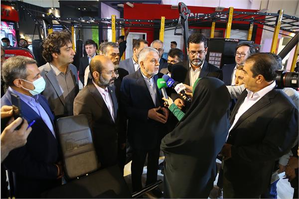 جضور رییس کمیته ملی المپیک در نمایشگاه تجهیزات ورزشی 1