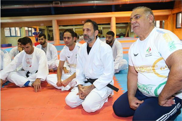بازدید سرپرست کاروان المپیک توکیو از اردو کاراته 1