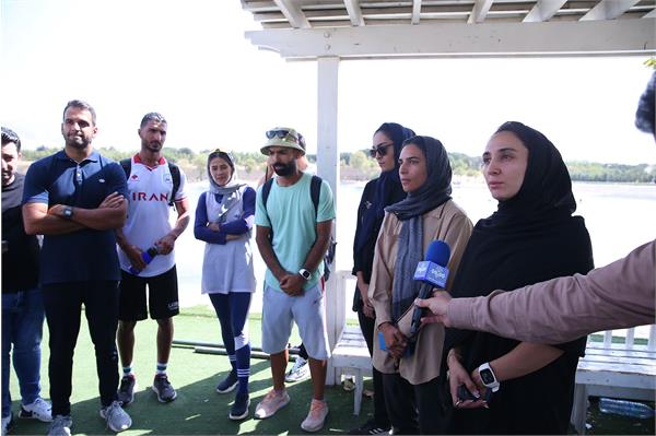 بازدید مسولان کمیته ملی المپیک از اردو تیم ملی قایقرانی و کشتی 20