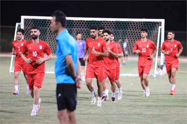 تمرین تیم ملی امید فوتبال در کربلا 5