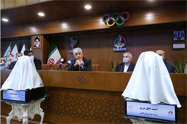 مراسم رونمایی از سردیس نام آوران بوکس کشور 30