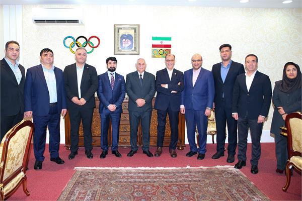 دیدار ریاست و دبیرکل کمیته ملی المپیک با رییس فدراسیون جهانی وزنه برداری 10