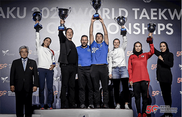 با پایان رقابت های قهرمانی جهان باکو؛تکواندو ایران در جایگاه ششم دنیا جای گرفت
