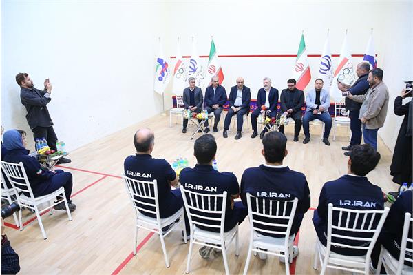 بازدید دبیرکل کمیته ملی المپیک از اردو اسکواش 16