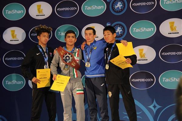 رقابت های کشتی فرنگی جوانان قهرمانی جهان- فنلاند؛قهرمانی تیم ایران با 3 مدال طلا، یک نقره و یک برنز