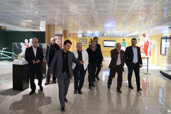 حضور عبدالله موحد در موزه ملی ورزش، کمیته ملی المپیک و پارالمپیک 4