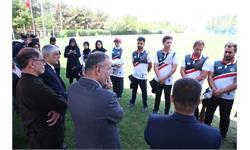 بازدید مسولان ورزش کشور از اردو تیم ملی تیروکمان 12