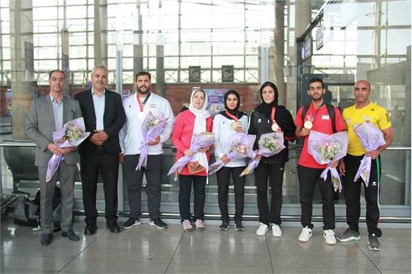 بازگشت دو و میدانی‌کاران از جام کازانف قزاقستان