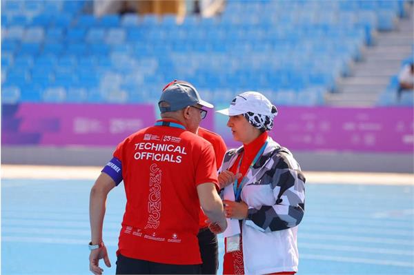 بازیهای کشورهای اسلامی ریاض،قضاوت داور بین المللی کشورمان در مسابقات دوومیدانی