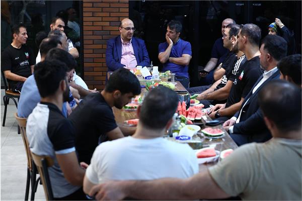 بازدید دبیرکل کمیته ملی المپیک از اردو کشتی فرنگی 7