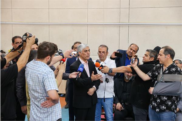 بازدید وزیر ورزش و جوانان و مسولان کمیته ملی المپیک  از اردو تیم ملی ووشو 16