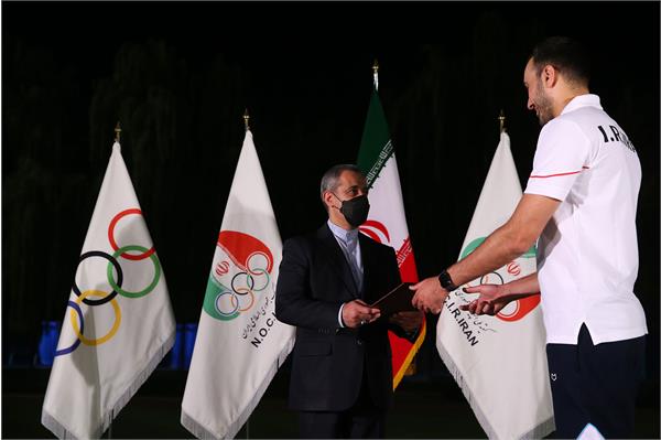 مراسم تحویل پرچم و قرائت سوگندنامه المپیک توکیو 10