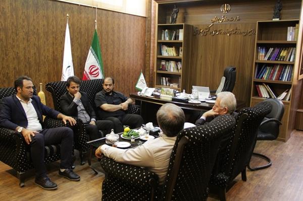 دیدار مدیر موزه ملی ورزش ایران با مسئولان فدراسیون ورزش های زورخانه ای و کشتی پهلوانی