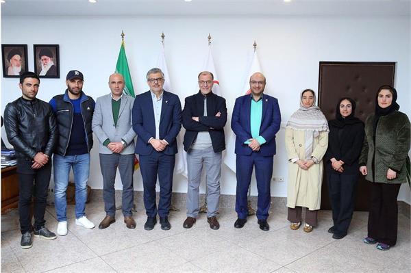 Iranian Delegation to Winter Olympics Meets NOC President & Sec-Gen