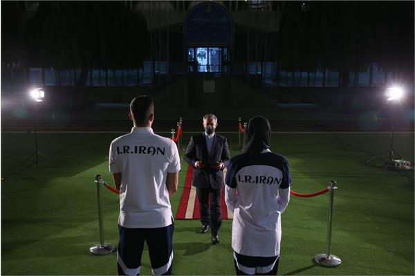 مراسم تحویل پرچم و قرائت سوگندنامه المپیک توکیو 9