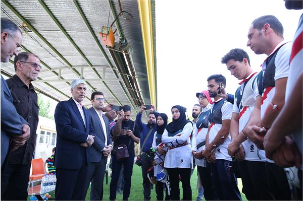 بازدید مسولان ورزش کشور از اردو تیم ملی تیروکمان 8
