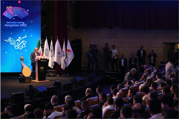 مراسم تجلیل از مدال آوران باز یهای آسیایی هانگژو 25