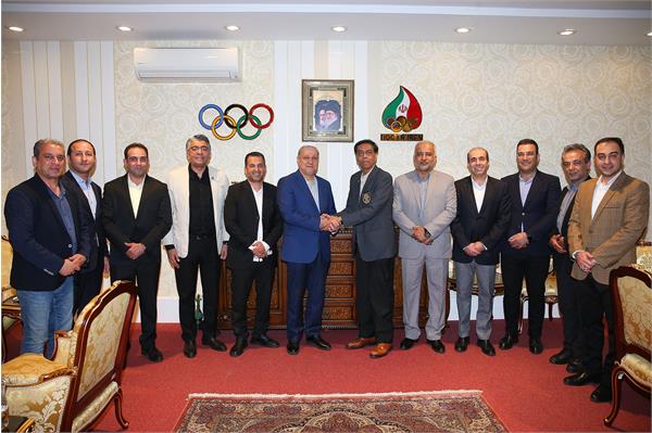دیدار دبیرکل کمیته ملی المپیک با رییس فدراسیون آسیایی سپک تاکرا 1