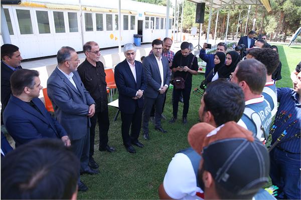 بازدید مسولان ورزش کشور از اردو تیم ملی تیروکمان 9