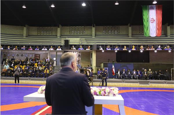 مراسم افتتاحیه خانه کشتی شهید ابراهیم هادی 12