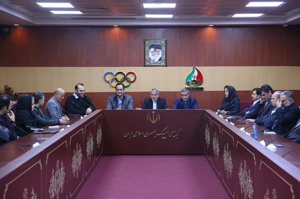 جلسه تودیع و معارفه حوزه ریاست کمیته ملی المپیک 2