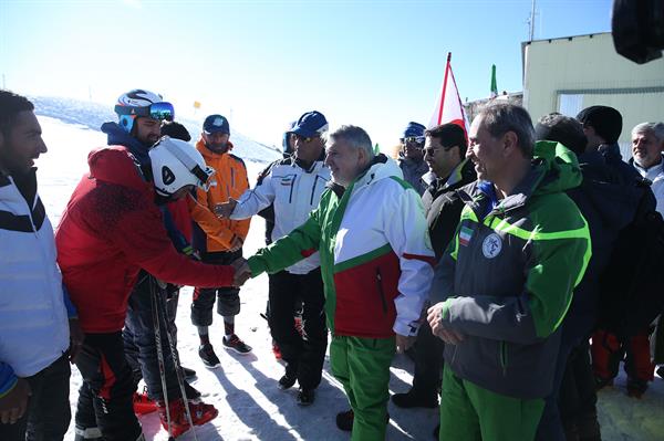 افتتاح پیست توچال با حضور ریاست کمیته ملی المپیک 2