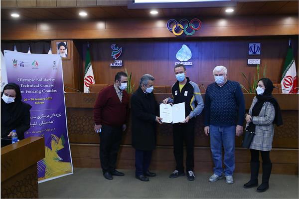 مراسم اختتامیه دوره همبستگی المپیک شمشیربازی 14