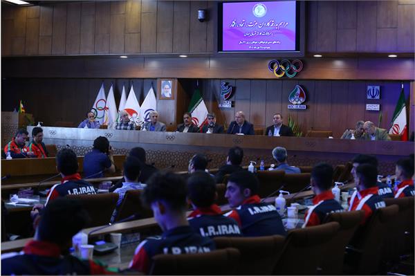 مراسم بدرقه کاروان ورزشی کاراته اعزامی به بازی های جهانی 18