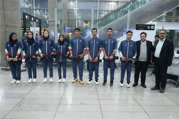 بازی‌های کشورهای اسلامی ریاض،تیم ملی دو آتلون وارد کشور شد