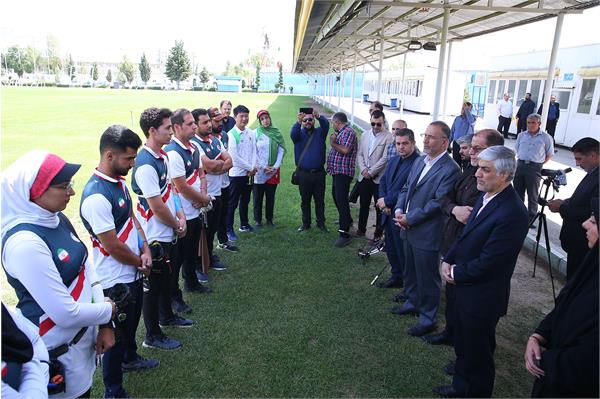 بازدید مسولان ورزش کشور از اردو تیم ملی تیروکمان 16