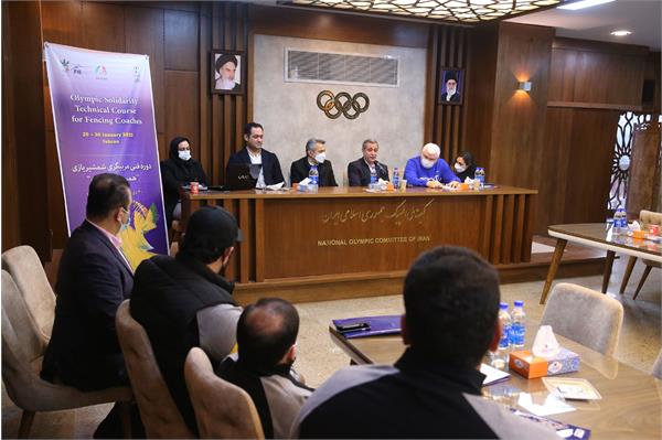مراسم افتتاح دوره شمشیربازی المپیک سولیداریتی 13