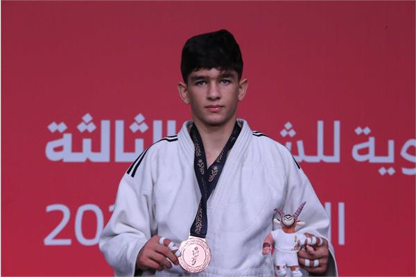 بازی های آسیایی جوانان بحرین ۲۰۲۵؛ نظری به مدال برنز جودو دست یافت