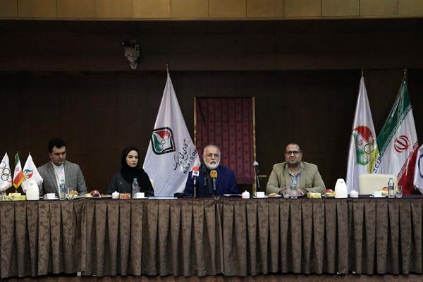 مراسم رونمایی از پوستر کنگره بین المللی حقوق ورزشی 2